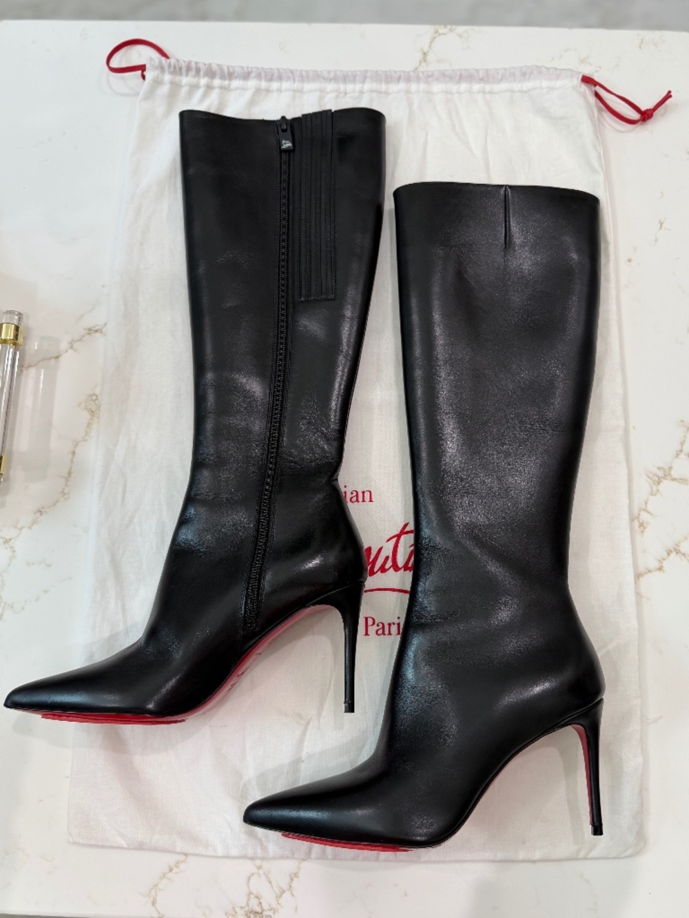 Christian Louboutin Miss Z Botta Knee High Boots 5.5 (35.5)
